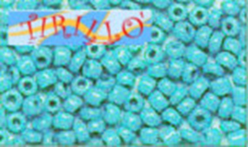 BIGIOTTERIA PERLINE - Conteria di vetro 2 mm  - celeste