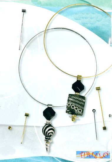 BIGIOTTERIA - 1 girocollo per collana 44 cm - colore argento acciaio