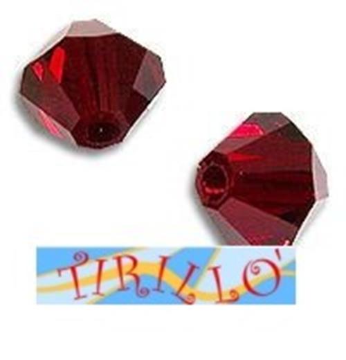 SWAROVSKI  - 10 BICONO  super size 10 mm   - Siam (208)