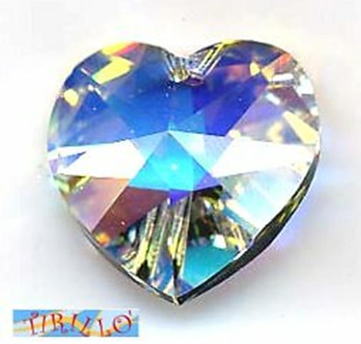 SWAROVSKI ® - Pendente Swarovski Cuore 28 mm - Heart Pendant/6202 - Crystal AB
