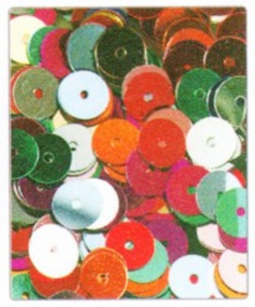 DECORAZIONE - 2000 paillettes 6mm lavabili - assortiti