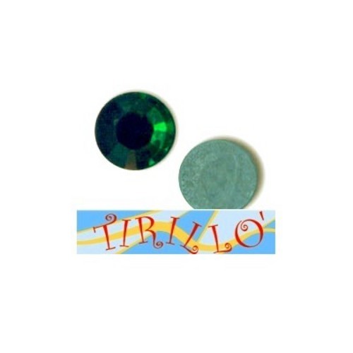 100 STRASS TERMOADESIVI PRECIOSA HOT FIX 5MM - Green Tourmaline
