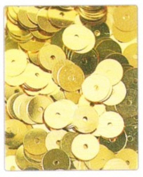 DECORAZIONE - 2000 paillettes 6mm lavabili - oro
