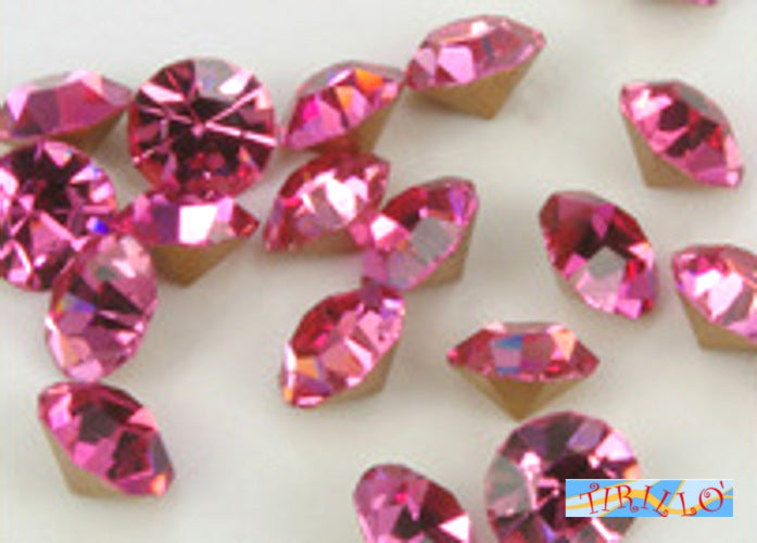 200 strass Preciosa base a diamante SS0  1 mm - Rose