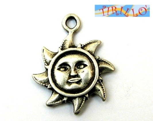 BIGIOTTERIA PERLINE - 4 charms ciondoli pendenti - Sole