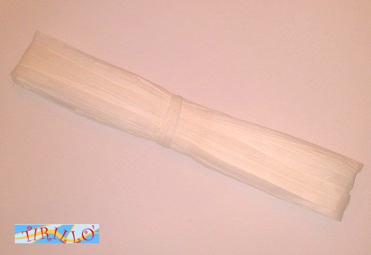 DECORAZIONE - 100 metri di rafia di carta - Bianco