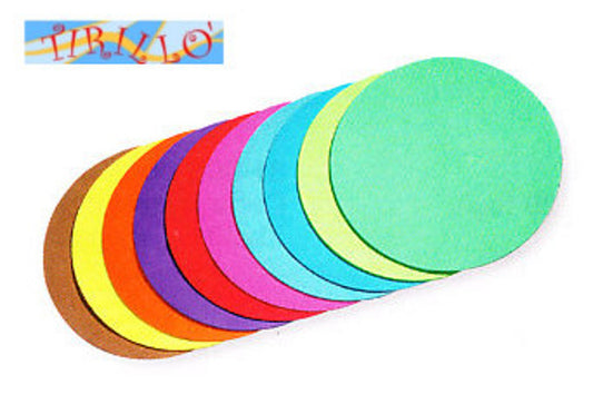 HOBBY CREATIVI DECORAZIONE - Carta per origami rotonda - 10 cm