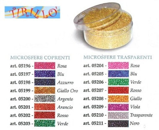 DECORAZIONE - Microsfere coprenti 0,5 mm - 30 g Rosa