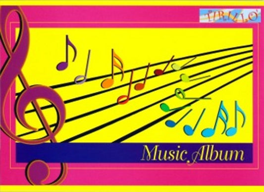 CARTOLERIA - 3 quaderni musica pentagramma 15x21 cm - Rosa