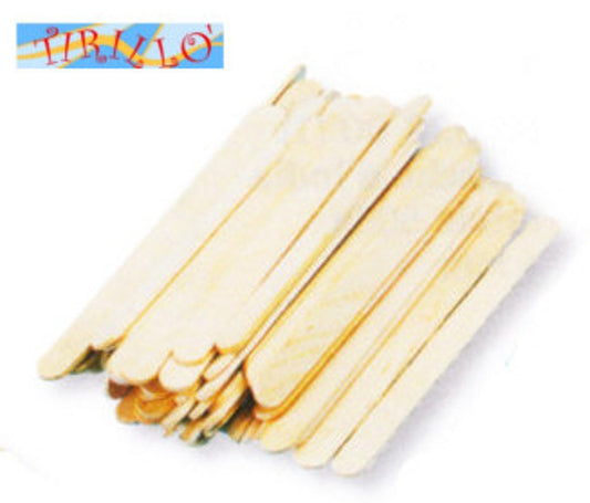 DECORAZIONE - 150 bastoncini stecche in legno 1x11,5 cm - colore naturale