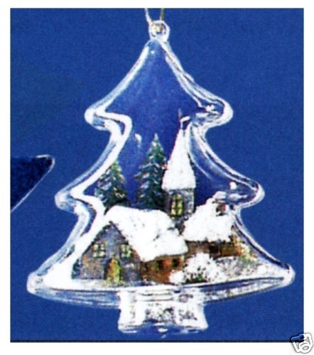 DECOUPAGE - 1 forma apribile in plastica - abete 10 cm