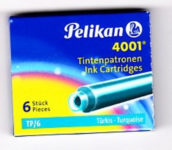 CALLIGRAFIA - 12 cartucce per stilo Pelikan - turchese