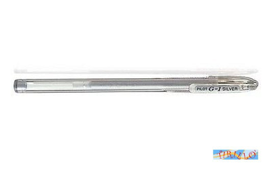 CARTOLERIA  BULLET JOURNAL - 2 penne gel metallizzato Pilot G-1 Silver - Argento