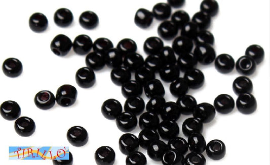 BIGIOTTERIA PERLINE - Perline conteria 3 mm - Nero