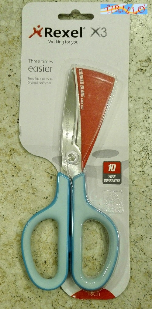 CARTOLERIA DECORAZIONE - Forbici in acciaio inox per mancini e destri - 17 cm