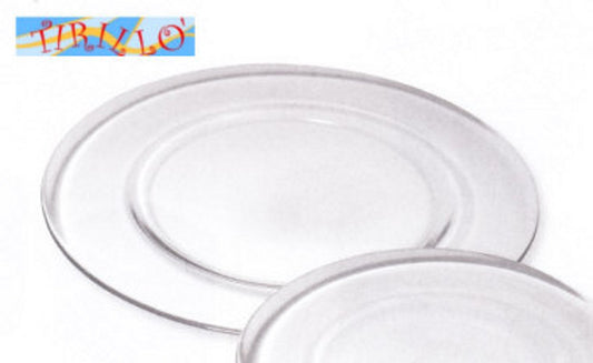 DECORAZIONE - Piatto di vetro da decorare - 27 cm