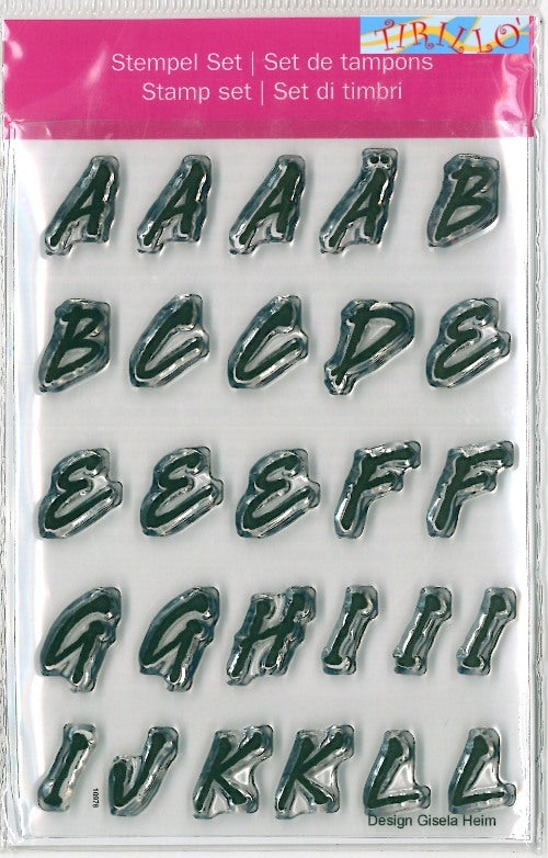 BULLET JOURNAL SCRAPBOOKING - Timbri in silicone trasparente - Lettere A-L