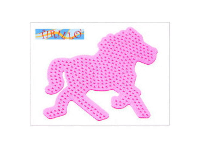 DECORAZIONE - Base per perline da fondere - cavallo - 15 cm - 2 pezzi