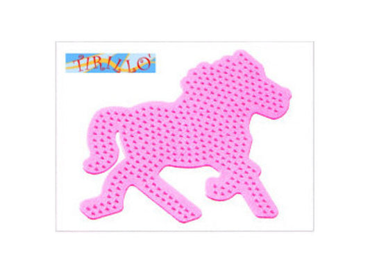 DECORAZIONE - Base per perline da fondere - cavallo - 15 cm - 2 pezzi