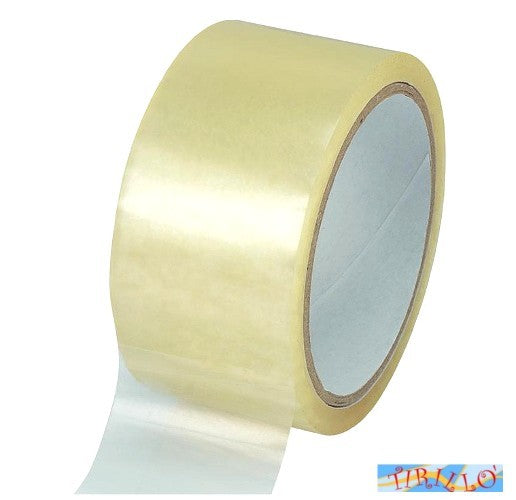 CARTOLERIA - 2 bobine nastro adesivo trasparente per imballaggio - 50 mm