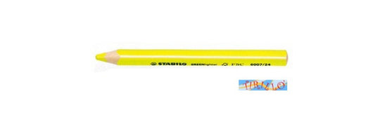 CARTOLERIA UFFICIO - Evidenziatore matita Stabilo - Giallo 2 pz