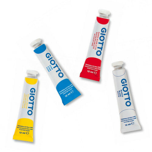 PITTURA - 3 tubetti da 12 ml Tempera Giotto - Rosa