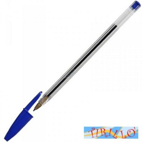 CARTOLERIA UFFICIO - 10 penne a sfera Bic - Blu