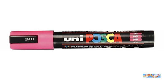 Pennarello marker a vernice indelebile permanente Uni Posca - Rosa