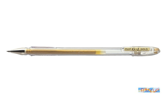 CARTOLERIA  BULLET JOURNAL - 2 penne gel metallizzato Pilot G-1 Gold - Oro