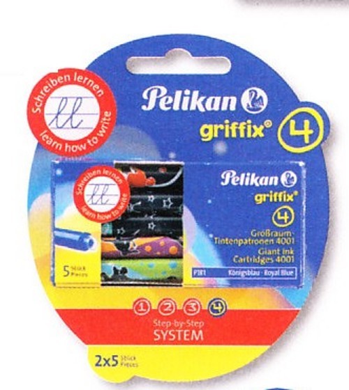 DIDATTICA SCRITTURA - Cartucce penna stilografica Pelikan Griffix - Blue Royal