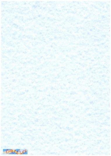 5 cartoncini 180 g effetto pergamena 50x70 cm - Azzurro