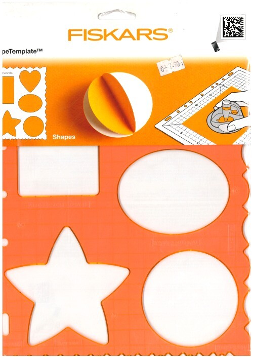 CARTOLERIA SCRAPBOOKING - Mascherina Fiskars Shape Template - Forme