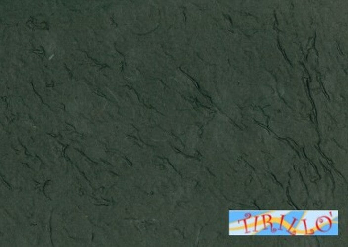 CARTONAGGIO SCRAPBOOK - Carta di gelso grigio antracite - 65x90 cm - 2 fogli