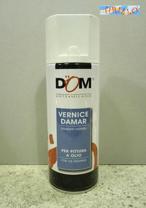 PITTURA - Vernice Damar opaca spray per pittura ad olio e acrilico - 400 ml