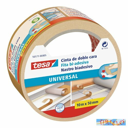 CARTOLERIA - Nastro adesivo biadesivo Tesa universale 50 mm x 5 metri