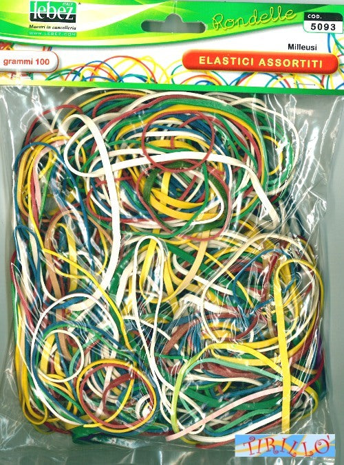 SCUOLA UFFICIO ACCESSORI - Elastici per scuola e ufficio - 300 g