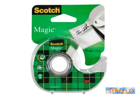 CARTOLERIA - Nastro adesivo invisibile Magic Tape - 19 mm