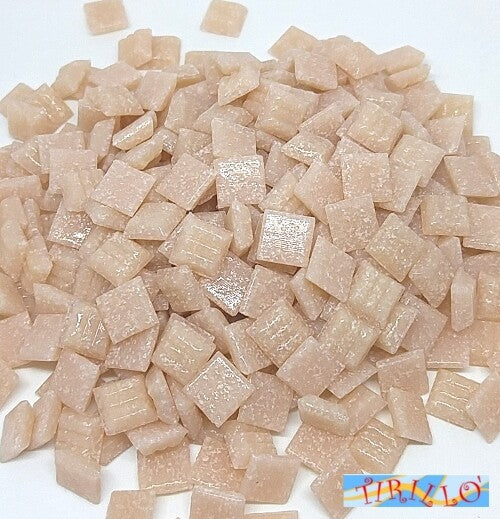 MOSAICO -Tessere mosaico pasta vetro 1x1 cm - 1kg/1500 pz - Rosa chiaro
