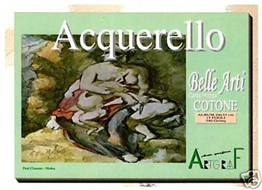 PITTURA AD ACQUERELLO - Album cm33x48 - 15 fogli