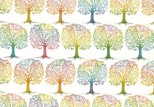 2 fogli carta découpage/cartonaggio legatoria 50x70cm - Albero della vita