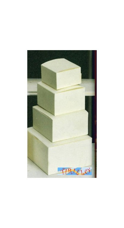 CONFEZIONI BOMBONIERE -  8 scatole in cartone - 60x60x60 mm - avorio