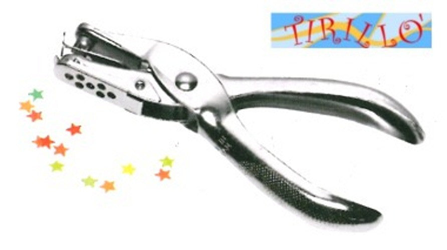 SCRAPBOOKING - Perforatore a pinza a motivo stella - diametro 6 millimetri
