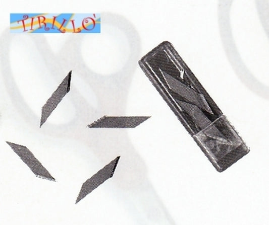 CARTOLERIA DECORAZIONE SCRAP - Lame di ricambio per bisturi per bricolage - 6 pz