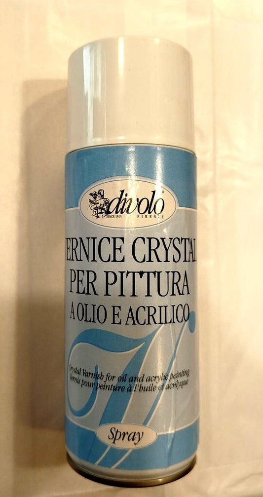 PITTURA - Vernice crystal spray per pittura ad olio e acrilico - 400 ml