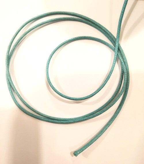 BIGIOTTERIA - 20 metri di cordino cerato 2 mm - Celeste