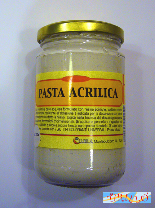 PITTURA DECORAZIONE - Pasta acrilica sabbiata per rilievo - 300 ml