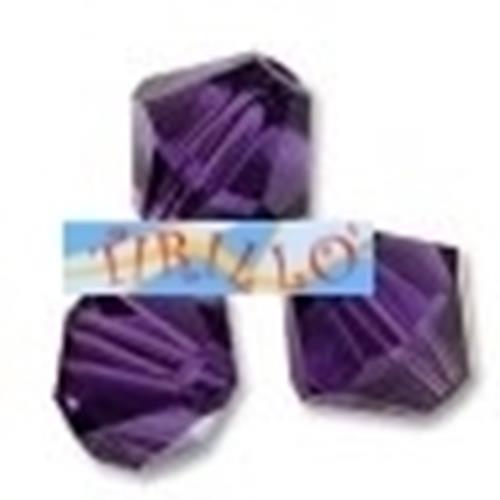 SWAROVSKI ®-40 bicono 5mm art.5301- purple velvet (277)