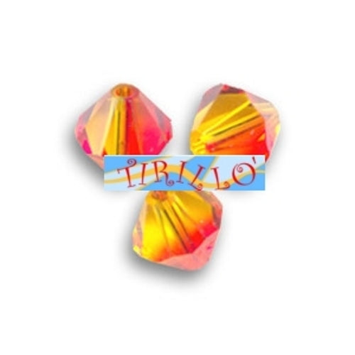 SWAROVSKI ® - 50 bicono 4mm art.5301 -  Fireopal (237)