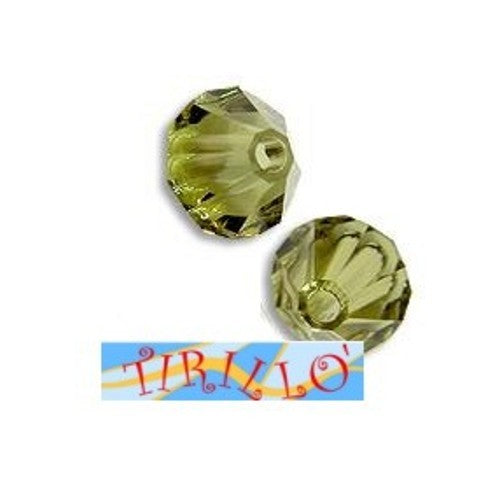 SWAROVSKI ® - 50 bicono 4mm art.5301 - Khaki (550)