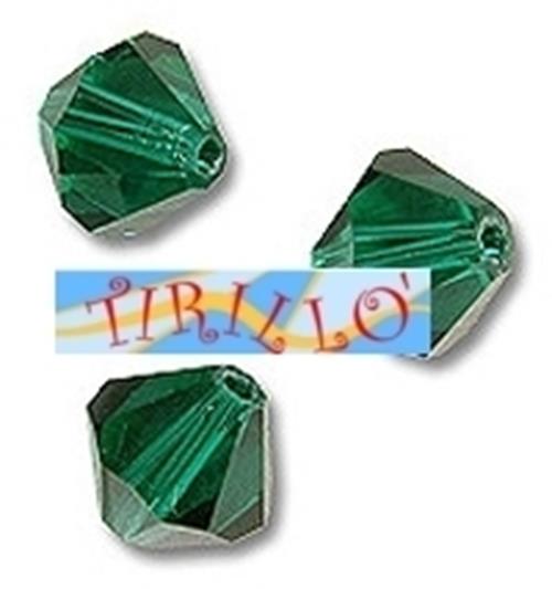 SWAROVSKI ® - 50 bicono 3mm - emerald (205)